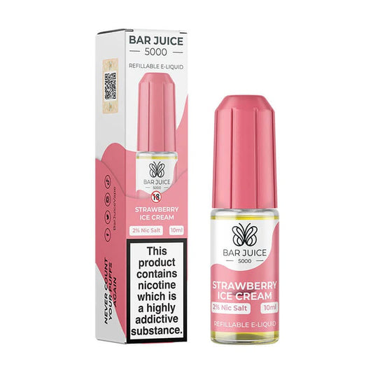 Buy cheapest online Bar Juice 5000 Nic Salt - Strawberry Ice Cream at lowest price in uk