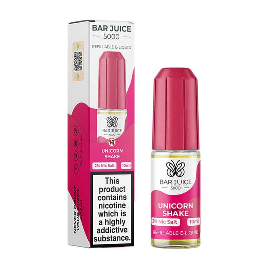 Buy cheapest online Bar Juice 5000 Nic Salt - Unicorn Shake at lowest price in uk