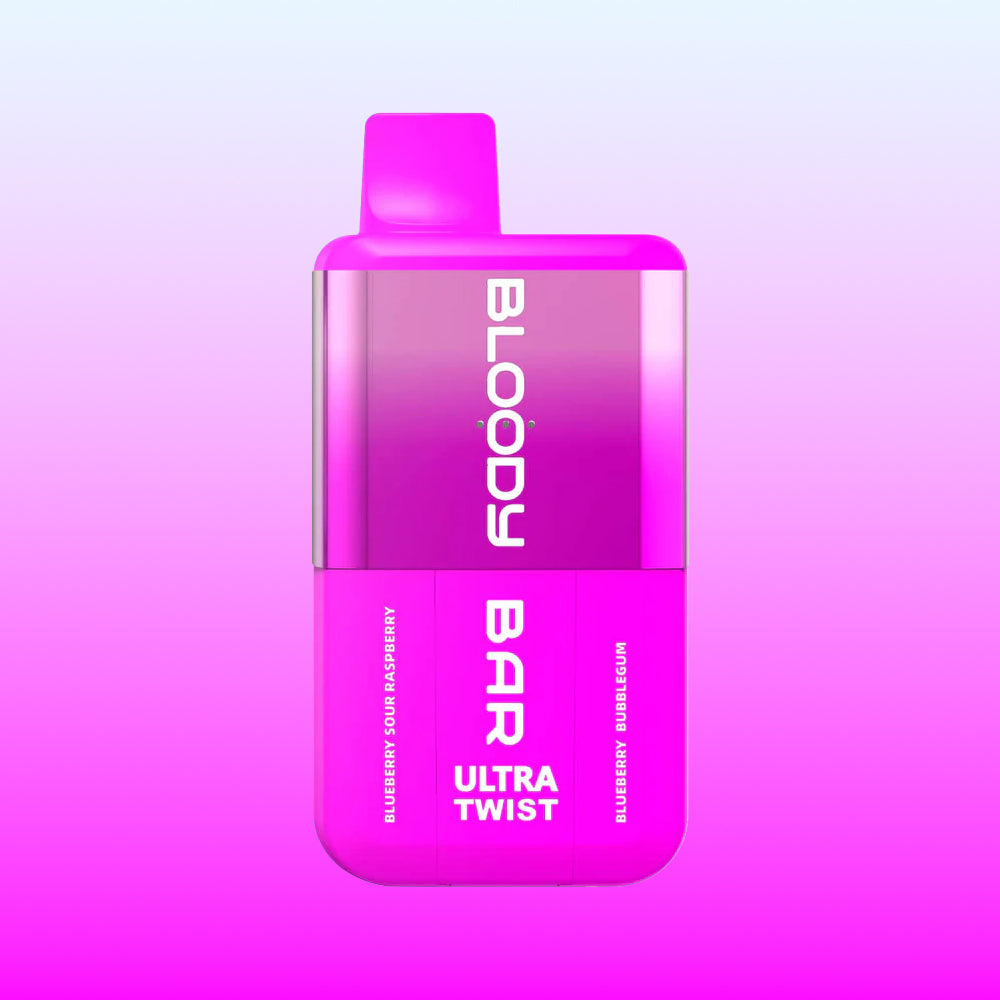 Buy cheapest online Bloody Bar Ultra Twist 20k - Blueberry Sour Raspberry / Blueberry Bubblegum at lowest price in uk