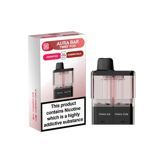 Aura Bar Twist 40k Pods - Cherry Ice / Cherry Cola