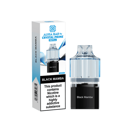 Crystal Prime 10000 Vape Pods - Black Mamba