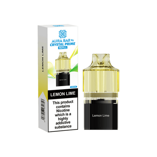 Crystal Prime 10000 Vape Pods - Lemon Lime