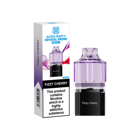Crystal Prime 10000 Vape Pods - Fizzy Cherry