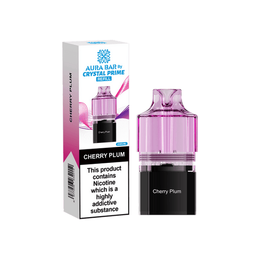 Crystal Prime 10000 Vape Pods - Cherry Plum