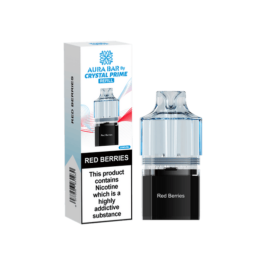 Crystal Prime 10000 Vape Pods - Red Berries