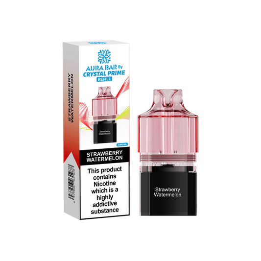Crystal Prime 10000 Vape Pods - Strawberry Watermelon