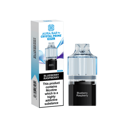 Crystal Prime 10000 Vape Pods - Blueberry Raspberry