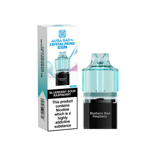 Crystal Prime 10000 Vape Pods - Blueberry Sour Raspberry