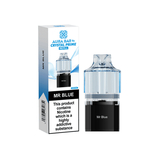 Crystal Prime 10000 Vape Pods - Mr Blue
