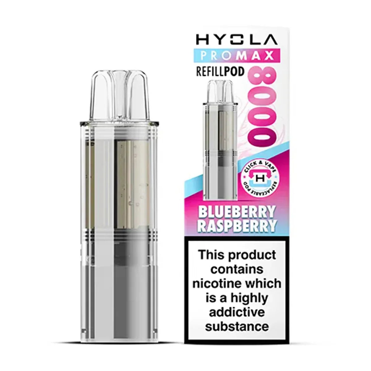 Hyola Pro Max 8000 Refill Pods - Blueberry Raspberry – Crystal Bling Vape