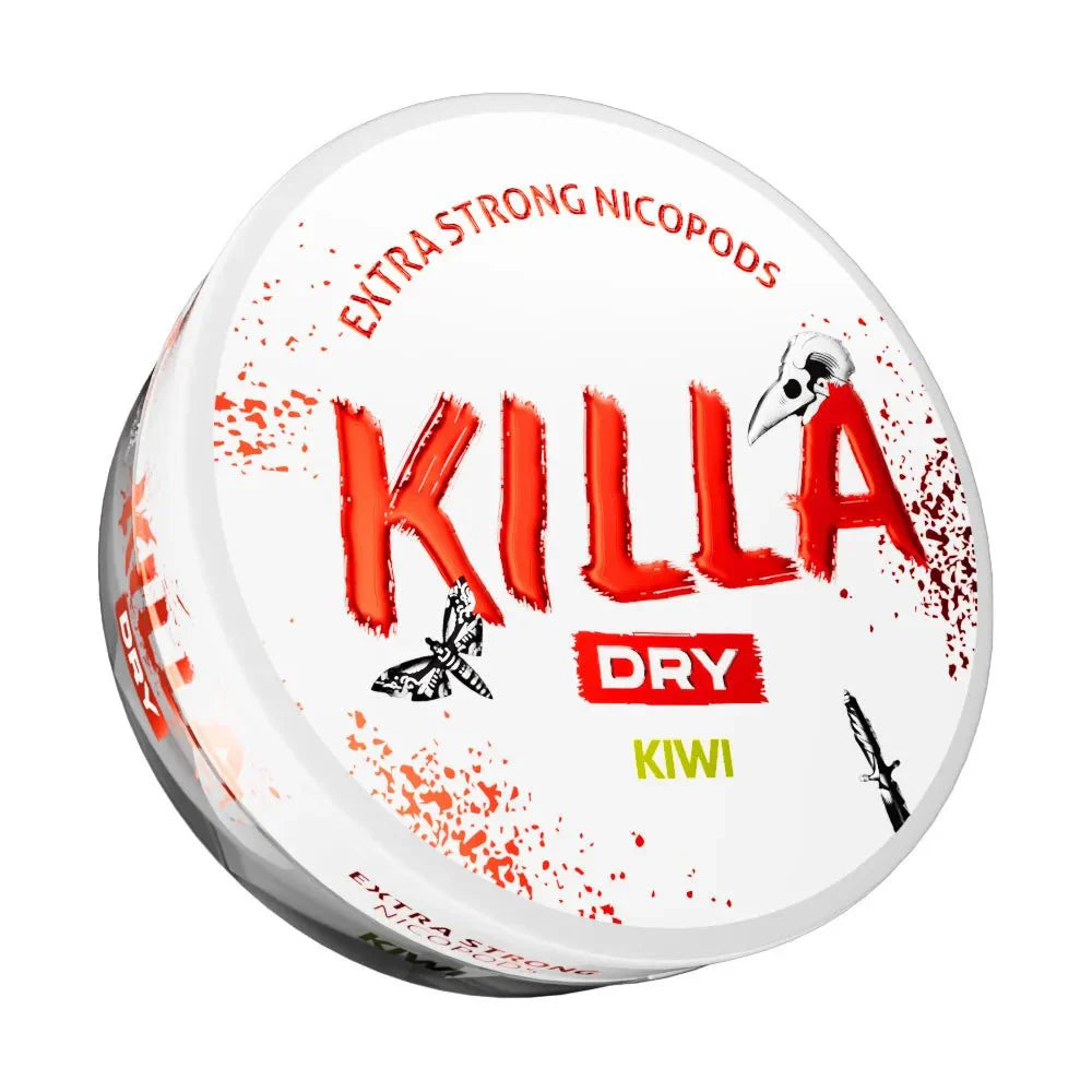 Buy cheapest online Killa Dry Nicotine Pouches Kiwi - 9.6mg at lowest price in uk