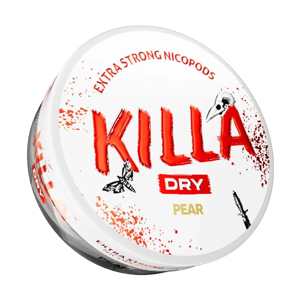 Buy cheapest online Killa Dry Nicotine Pouches Pear - 9.6mg at lowest price in uk
