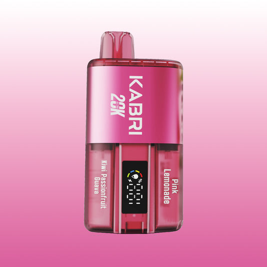 Buy cheapest online Kabri 20k Ultra Vape - Kiwi Passion Fruit Guava/Pink Lemonade at lowest price in uk
