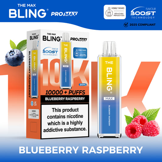 The Crystal Bling Max 10000 - Blueberry Raspberry