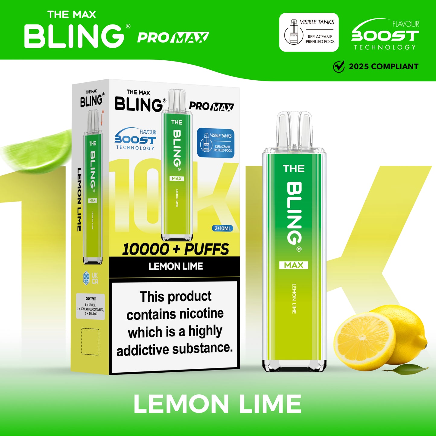 The Crystal Bling Max 10000 - Lemon Lime
