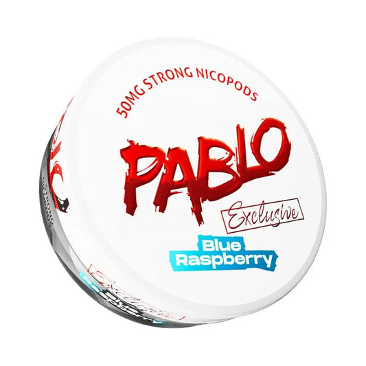 Buy cheapest online Pablo Nicotine Pouches Blue Raspberry - 50mg at lowest price in uk