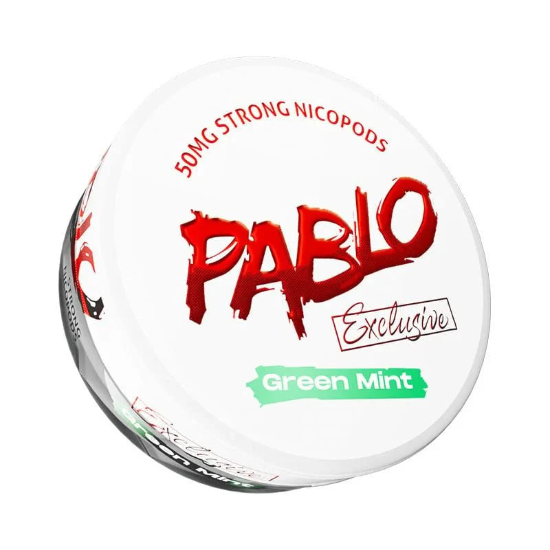 Buy cheapest online Pablo Nicotine Pouches Green Mint - 50mg at lowest price in uk