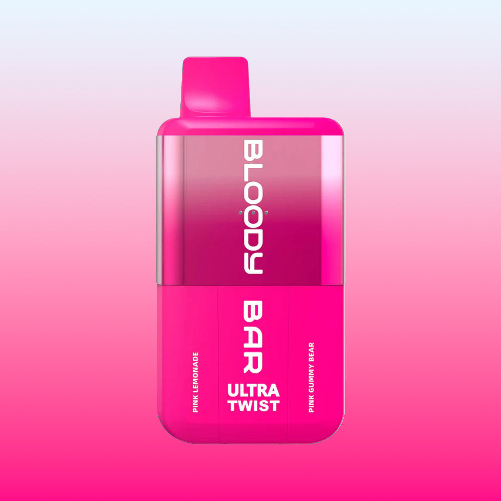 Buy cheapest online Bloody Bar Ultra Twist 20k - Pink Lemonade / Pink Gummy Bear at lowest price in uk