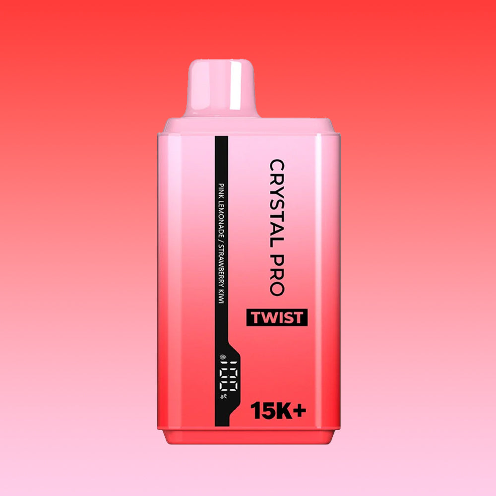 Buy cheapest online Crystal Pro Twist 15000 - Pink Lemonade / Strawberry Kiwi at lowest price in uk