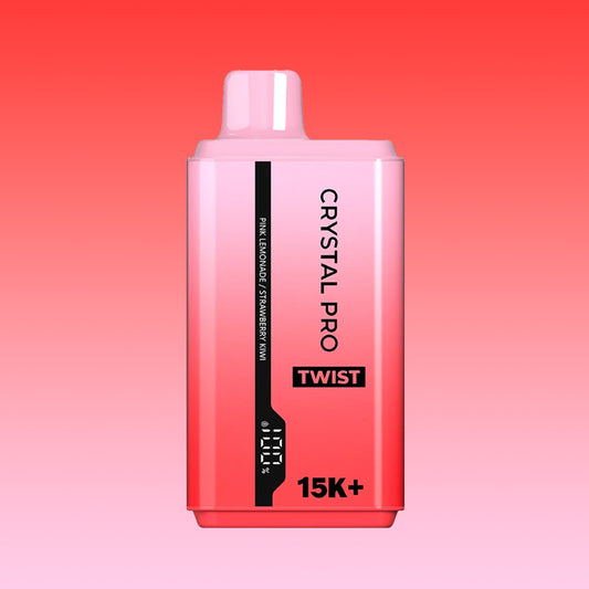 Buy cheapest online Crystal Pro Twist 15000 - Pink Lemonade / Strawberry Kiwi at lowest price in uk