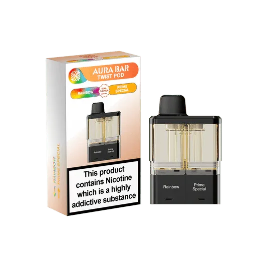 Aura Bar Twist 40k Pods - Rainbow / Prime Special