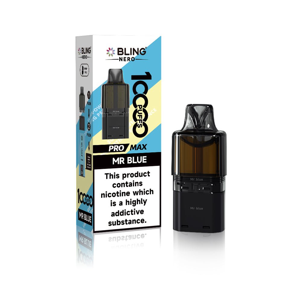 Shop Crystal Bling Nero 10k Pods - Mr Blue