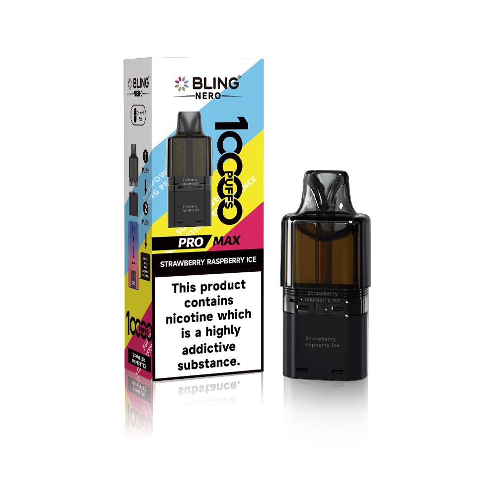 Shop Crystal Bling Nero 10k Pods - Strawberry Raspberry