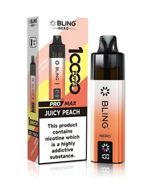 Shop Crystal Bling Nero 10k Vape - Juicy Peach