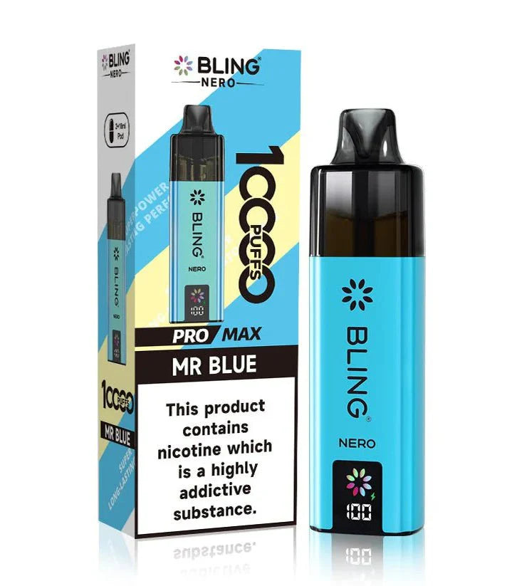 Shop Crystal Bling Nero 10k Vape - Mr Blue