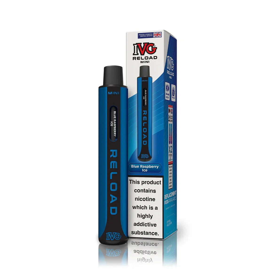 Shop IVG Reload Mini - Blue Raspberry Ice