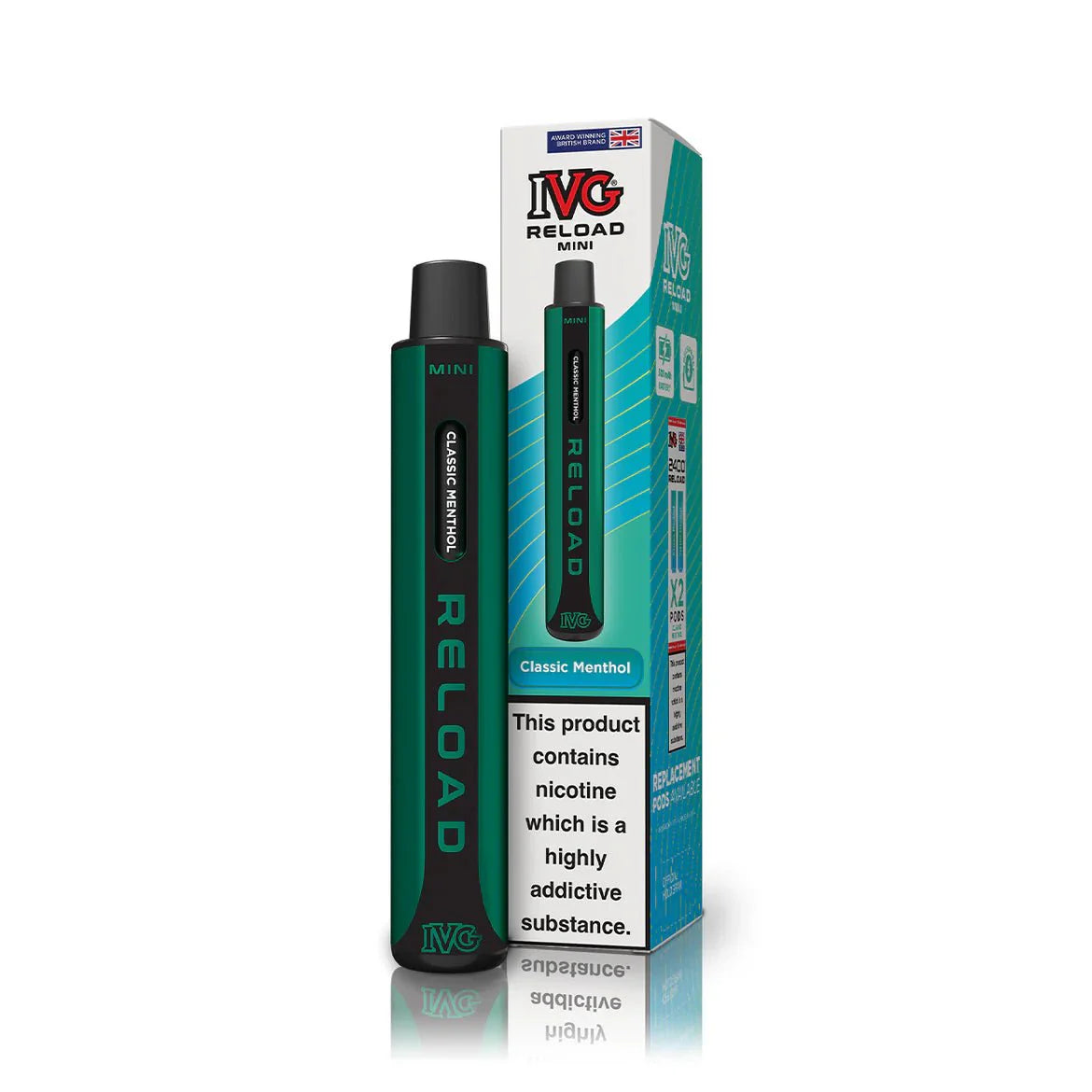 Shop IVG Reload Mini - Classic Menthol