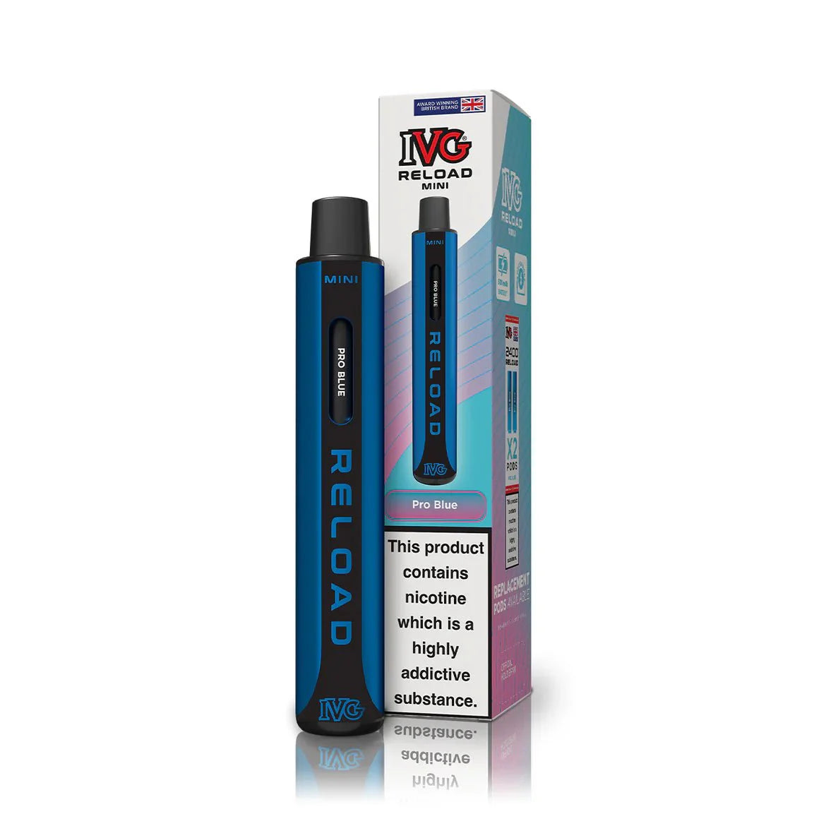 Shop IVG Reload Mini - Pro Blue
