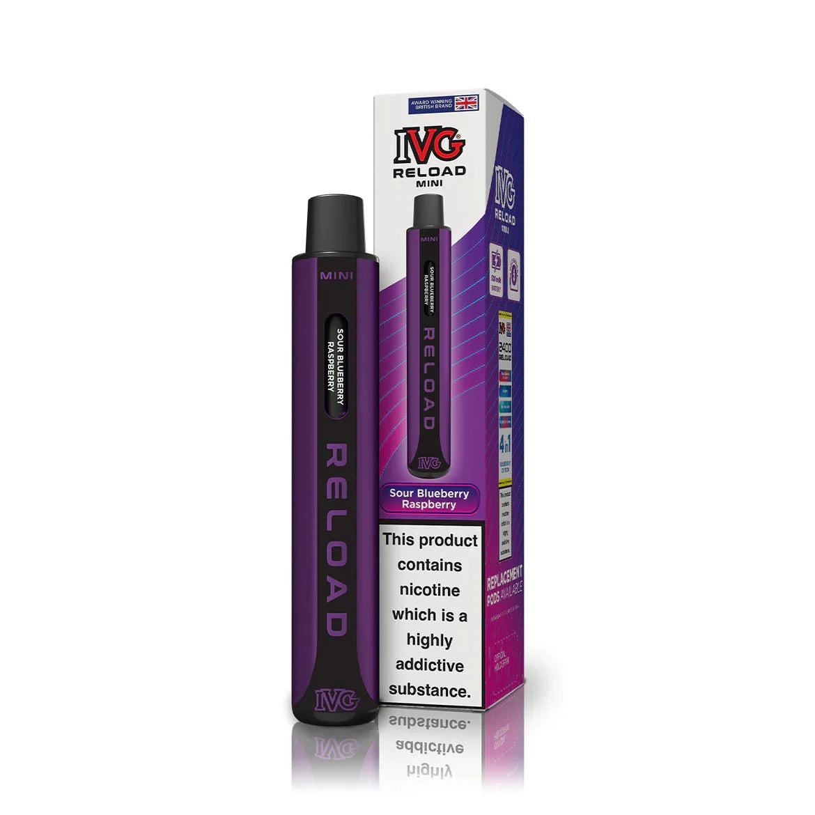 Shop IVG Reload Mini - Sour Blueberry Raspberry
