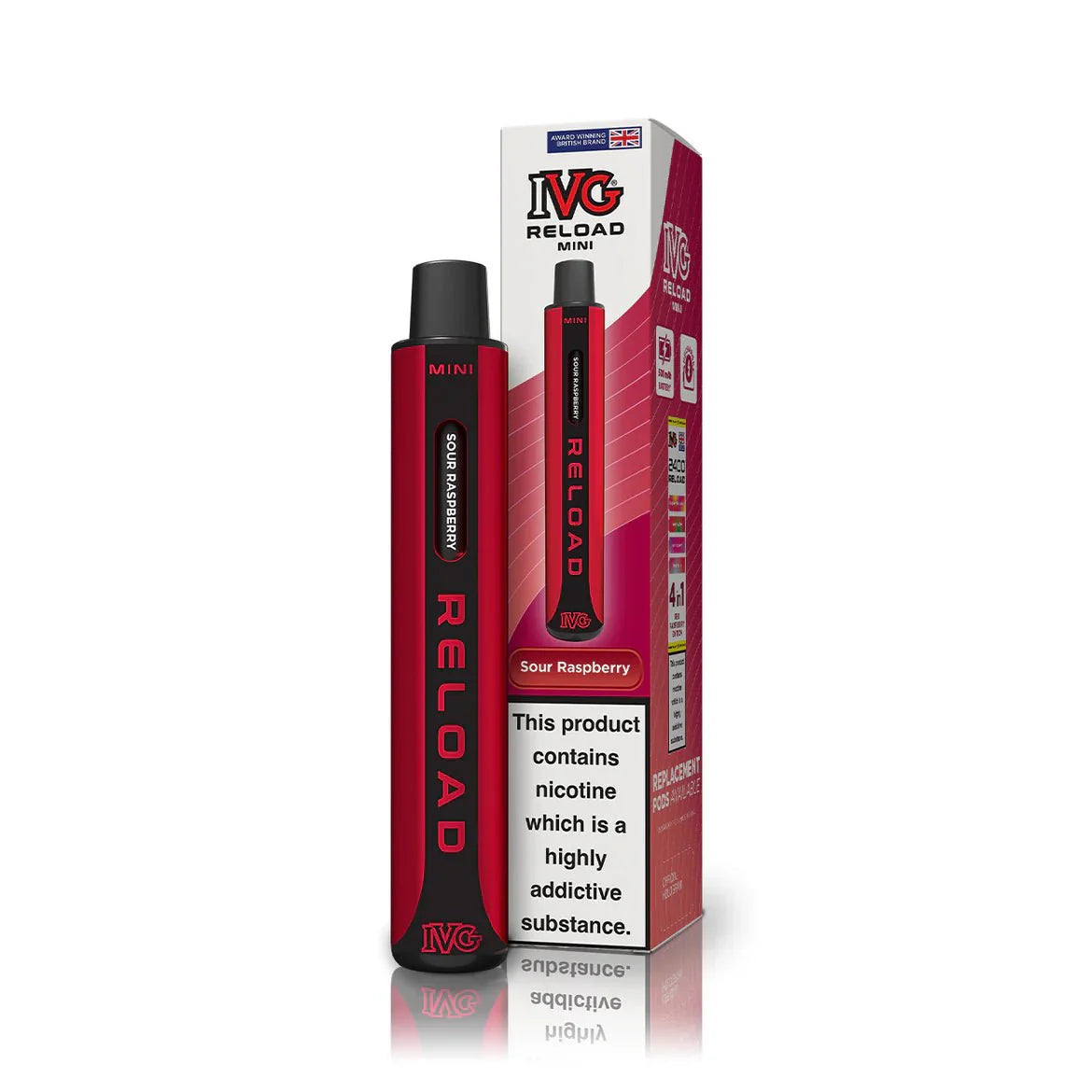 Shop IVG Reload Mini - Sour Raspberry