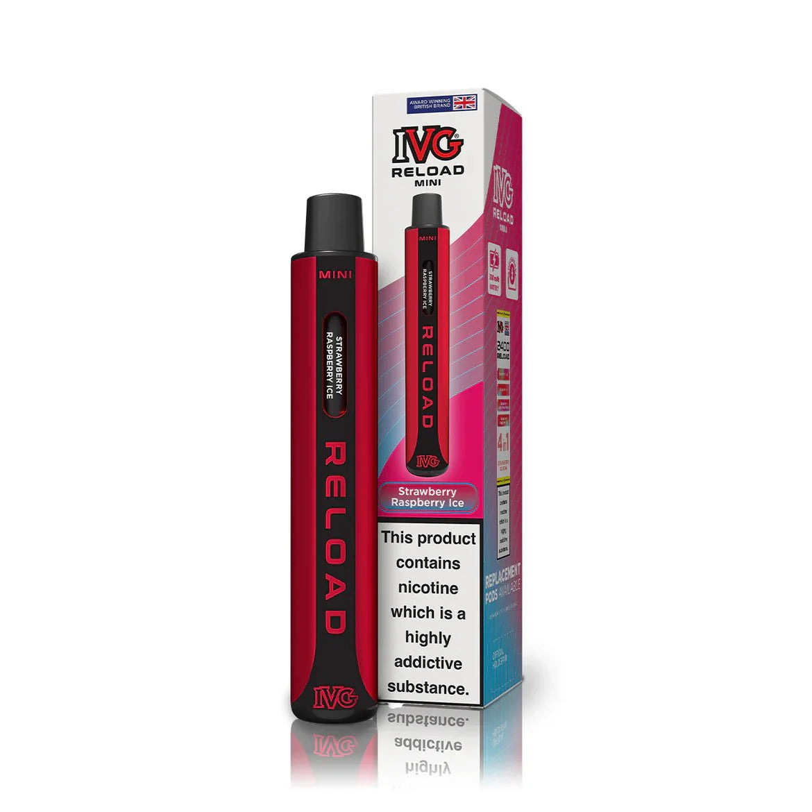 Shop IVG Reload Mini - Strawberry Raspberry Ice