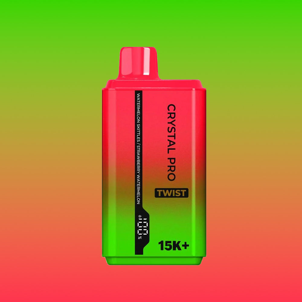 Buy cheapest online Crystal Pro Twist 15000 - Watermelon Skittles / Strawberry Watermelon at lowest price in uk