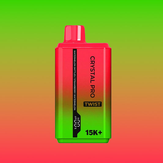 Buy cheapest online Crystal Pro Twist 15000 - Watermelon Skittles / Strawberry Watermelon at lowest price in uk